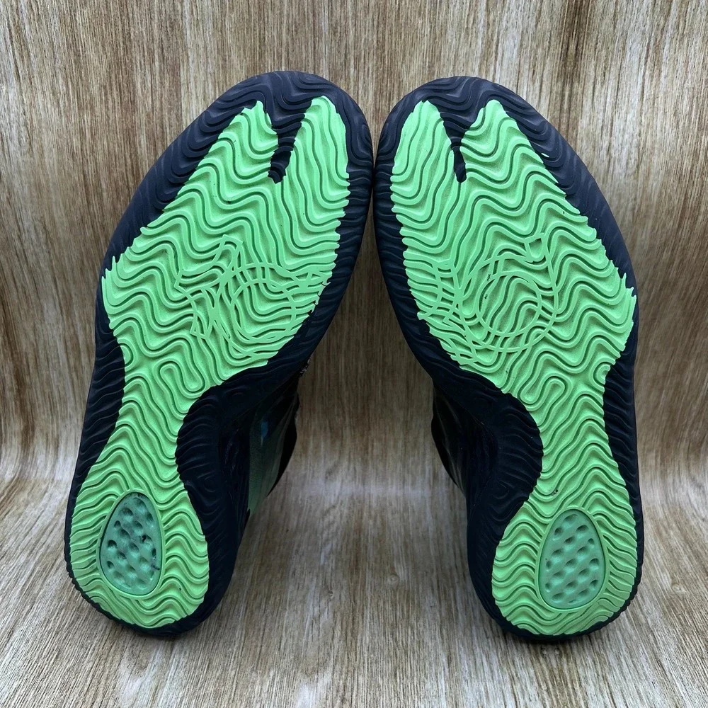 Nike KD Trey 5 VIII Men's Size 11.5 Black Illusion Green Shoes CK2090-004